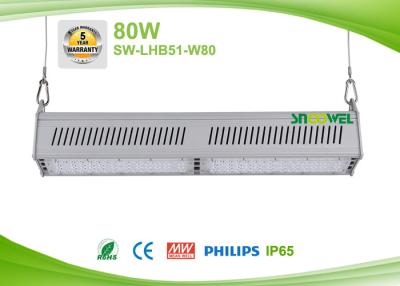 China Eficacia alta 130lm/iluminación linear de w 80w LED para el almacén con los estantes en venta