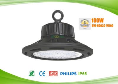 China 1 - la alta bahía de 10v Dimmable LED enciende UFO Philips 3030 100 vatios de AC90 - 305V en venta