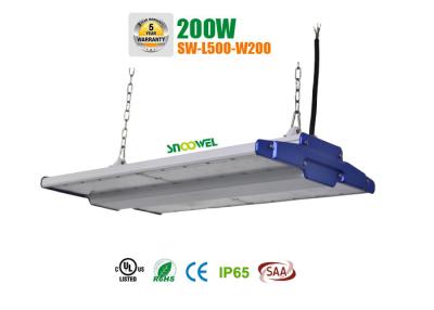 China Suspending mounting 200w industrial linear led lighting IP65 170lm per watt for sale