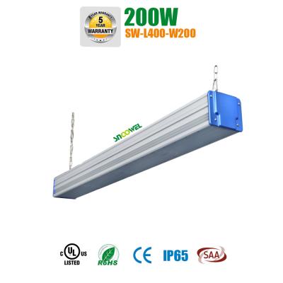 China Lineare hohe Bucht LED der Hochspannungs-347v 480v, die industrielle lineare Beleuchtung 200w beleuchtet zu verkaufen