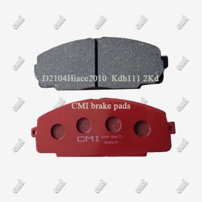 Chine 04465-26020 le frein à disque capitonne le remplacement pour D2104 Hiace2010 Kdh111 2Kd à vendre