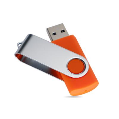 China Custom Logo USB Flash Drives 4GB 8GB Pen Drive 16GB 32GB Memoria Metal 2021 Colorful Pivot USB Flash Drives for sale