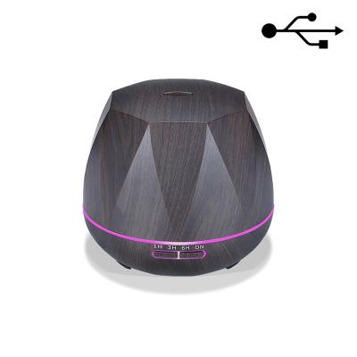 China 2021 Hotsale 5V USB Ultrasonic Essential Oil Diffuser Ultrasonic Diffuser LED Night Lights Air Humidifier Remote Control Manufacturers Hotel Oil Diffuser for sale