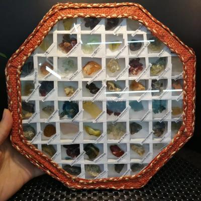 China China Mess Sale Natural Mineral Rock Tumbled Semi-precious Stone Crystal Decorative Gift Box for sale