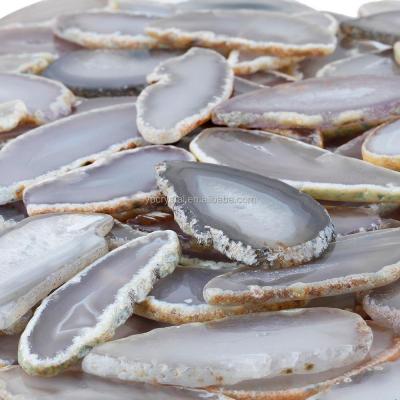 China China Wholesale Natural Stone Brazilian Polished Small Agate Slices Decoration for sale