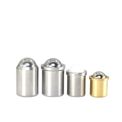 China Stainless steel Stainless Steel SS304 SS316 Ball Plunger with Flat Collar allen spring ball plunger grub for sale