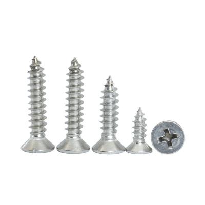 China Flat wholesale Galvanized Cross Flat Head tornillo drywall drilling screws tornillo for sale