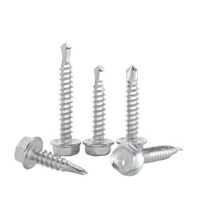 China HEX China screw hex head self drilling screw with washer sharp tail hex washer head drilling screw for sale