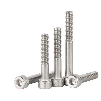 China Stainless steel metal file fastener 304 316 Stainless Steel  Half Thread DIN 912 Hexagon Socket Head Cap Screw for sale