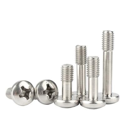 China Stainless steel fastener 304 316 Stainless Steel Pan head Phillips round head screws half threaded bolts drywall screw for sale