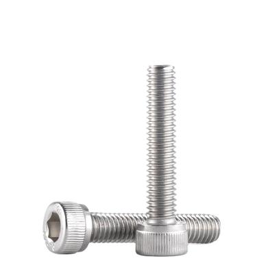 China Stainless steel stainless steel fasteners 304 stainless steel big flat head hexagon socket furniture bolt flat round head hexagon socket screw for sale