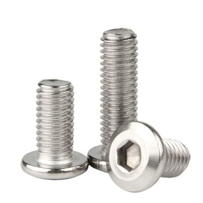 China Stainless steel Fastener Hardware 304 Stainless Steel Flat Head Allen Socket Screws titanium bolts for sale