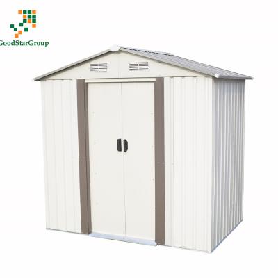 China Easily Assembled 4x6 FT Shed Galvanized Steel Storage Shed for sale