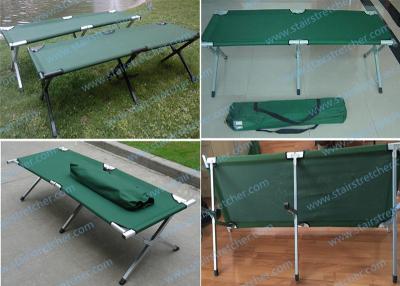 China Cama que acampa de la emergencia ligera durable plegable con el bolso en venta