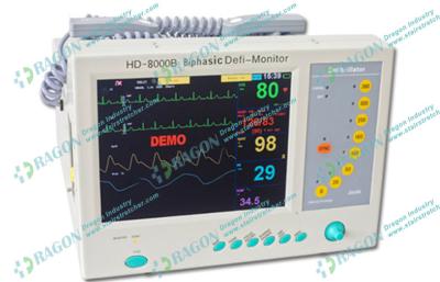 China Defibrillator bifásico coexistente del interfaz de los productos de los primeros auxilios de la medida de la sangre en venta