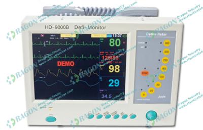 China Divida el monitor paciente del análisis en segmentos multi - Defibrillator casero portátil del parámetro monofásico en venta