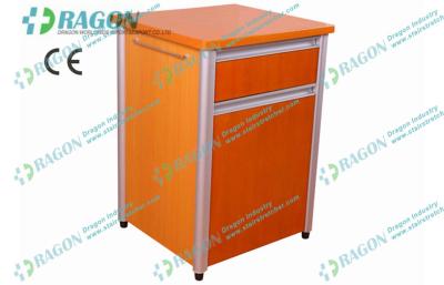 China Durable Density Board Hospital Furnitures bedside table for hospital bed for sale