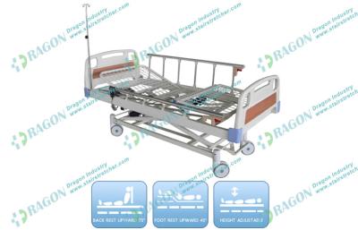 China Ersatzbatterie elektrisches Krankenhaus-Bett für Haus, CPR-Steuerdrehendes Krankenhausbett zu verkaufen