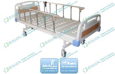 China Collapsible Aluminium Guardrails Electric Hospital Bed With Two Functions for sale