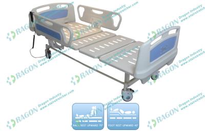 China Luxurious Detatchable foldable Electric Hospital Bed Furniture With Two Functions for sale