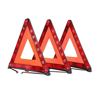 China Collapsible Warning Sign Triangle Reflector Safety Triangle Parking Warning Kit for sale