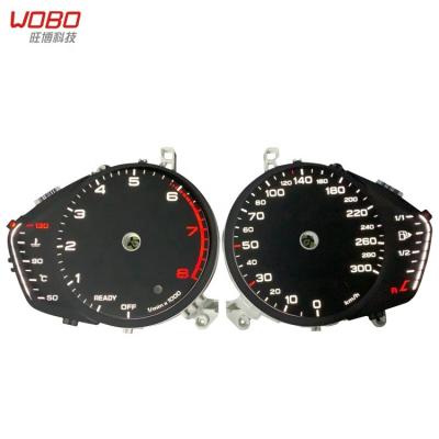 China Good Light Transmission DIY Speedometer Screen Printing PC 3D Resetting Meter Auto Odometer for sale