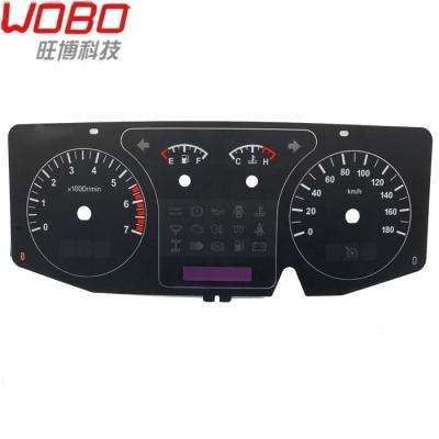 China Light Good Transimition Custom Skill Screen Printing PC Painel Estrumental Tachometer&Speedometer for sale