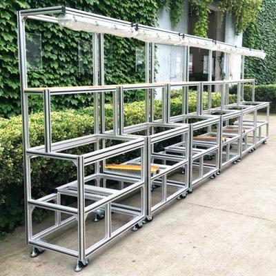 China Robot Design Fence and Extrusion Aluminum Frame Assembly, Aluminum Frame Profile for sale