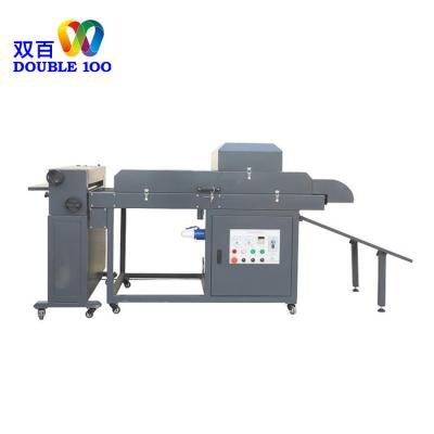 China Goods Double100 Crystal Uv Liquid Coating Machine For Board MDF Glass for sale