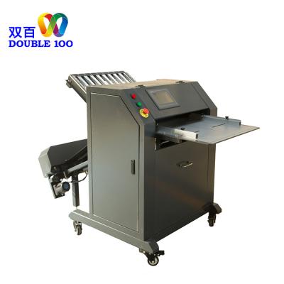 China Printing Shops DOUBLE 100 Paper High Quality Electric Automatic Creasing And Folding Machine For Scrapbook Making for sale