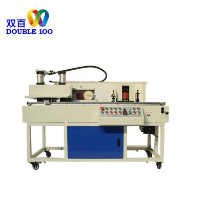 China Printing shops double 100 small size pvc edge sliding and polishing machine for pvc sheet photo book for sale