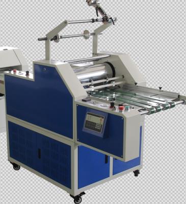 China Shops printing double 100 wholesales 520 mm hot roll laminating machine with film cut automatically for sale