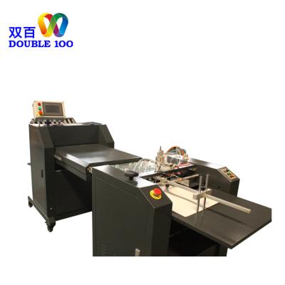 China Printing Shops Double 100 Automatic Album Production Making Creasing And Folding Machine For Photo Papers for sale