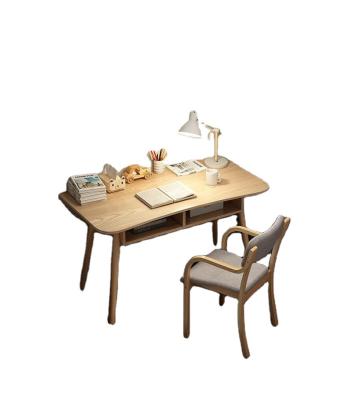 China Modern Simple Modern Office Household Computer Study Solid Wood Desk for sale