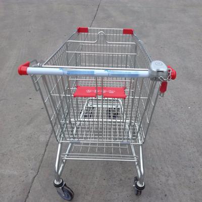 China Unfolding Capacity 210L America Style Supermarket Shopping Carts for sale