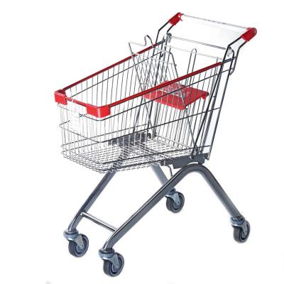 China High Quality Unfolding Durability High Quality Shopping Trolley Supermarket Shopping Trolley for sale