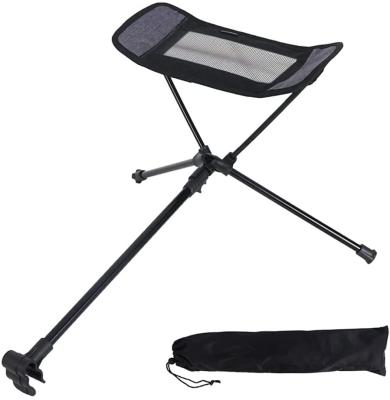 China Portable & Portable Folding Retractable Footrest Leg Rest Camping Chair Kit For Folding Beach Chair for sale