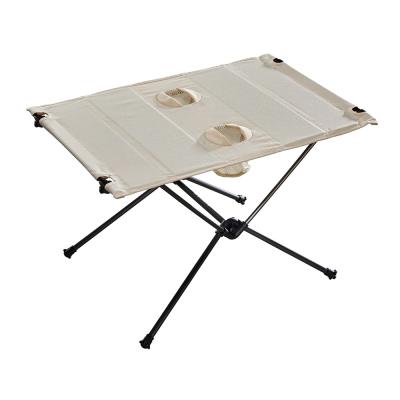 China Portable & folding packable rig for lunch coffee break lightweight folding camping table for sale