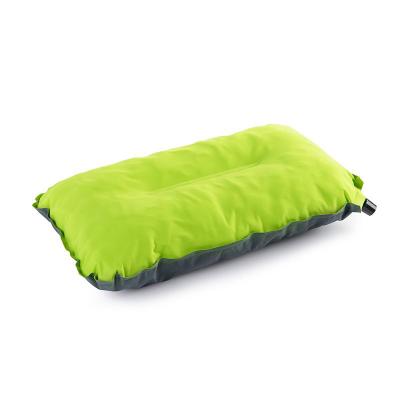 China Hot Selling Inflatable Self Folding Air Pillow Portable Auto Folding Adjustable Lightweight Compact Camping for sale