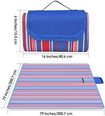 China Easy To Clean Large Mat Oversized Beach Blanket Outdoor Picnic Blanket Sand Proof Accessory for sale