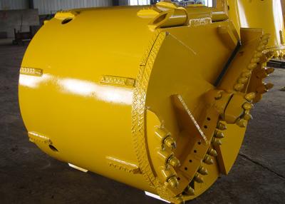 China Double Bottom 16mm Drilling Bucket Auger For 200mm Head for sale