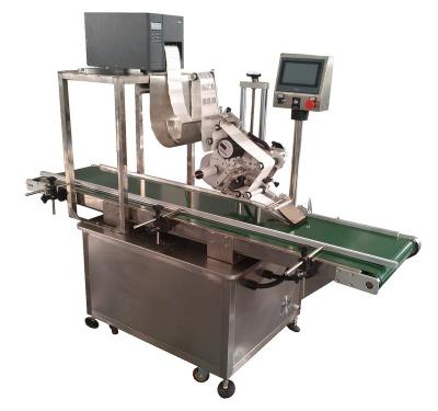 China Automatic Beverage Olive Oil High Accuracy Printing Labeling Machine for sale