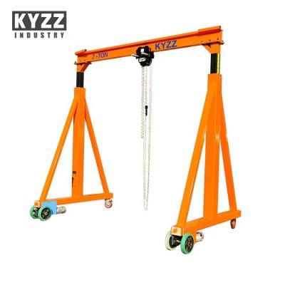 China Drawing of Gantry Crane 1 2 Ton Small Mobile Gantry Crane, Workshop Used Portable Gantry Crane 3 5 10 Ton For Sale for sale