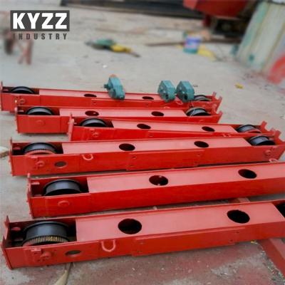 China Bridge Crane Traveling End Carriage Truck Beam Price with Motor Wheel for Single Girder Overhead Crane 10 5 Ton for sale