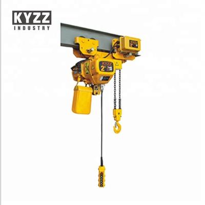 China Construction Site Lifter 1 Ton 5 Ton Low Headroom Used Electric Chain Hoist , 500kg Electric Chain Hoist Used Remote Control for sale