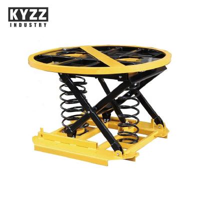 China Spring Overloaded Spring And Hydraulic Stationary Scissor Lift Table for sale