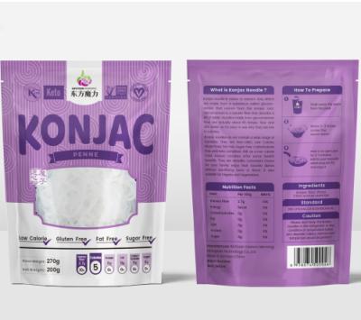 China Low-CARB Gluten Fee Zero Calorie Organic Food Food Konjac Noodle Shirataki Konjac Penne With High Dietary Fiber for sale