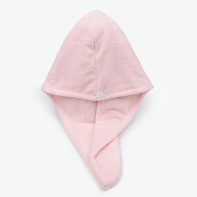 China Custom Super Water Absorbent Microfiber Hair Drying Turban Wrap Towel for Home SPA for sale