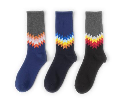 China Custom Made Colored Crew Men Bamboo Socks for sale