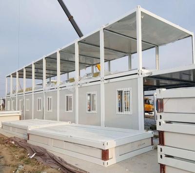 China Modern Cheap Fast Assembly Flat PackMovable Flat Portable Modular Premade Steel Structure Apartment Shipping Container for sale